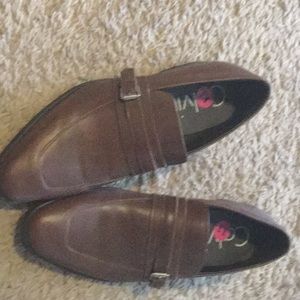 Men's Calvin Klein brown Dress shoes size 11